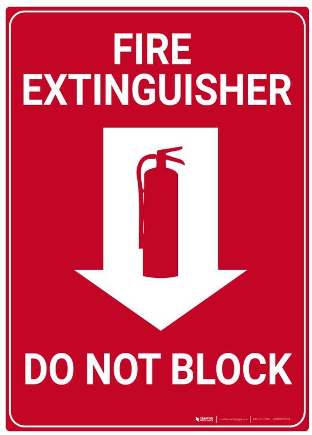 Fire Extinguisher Sign