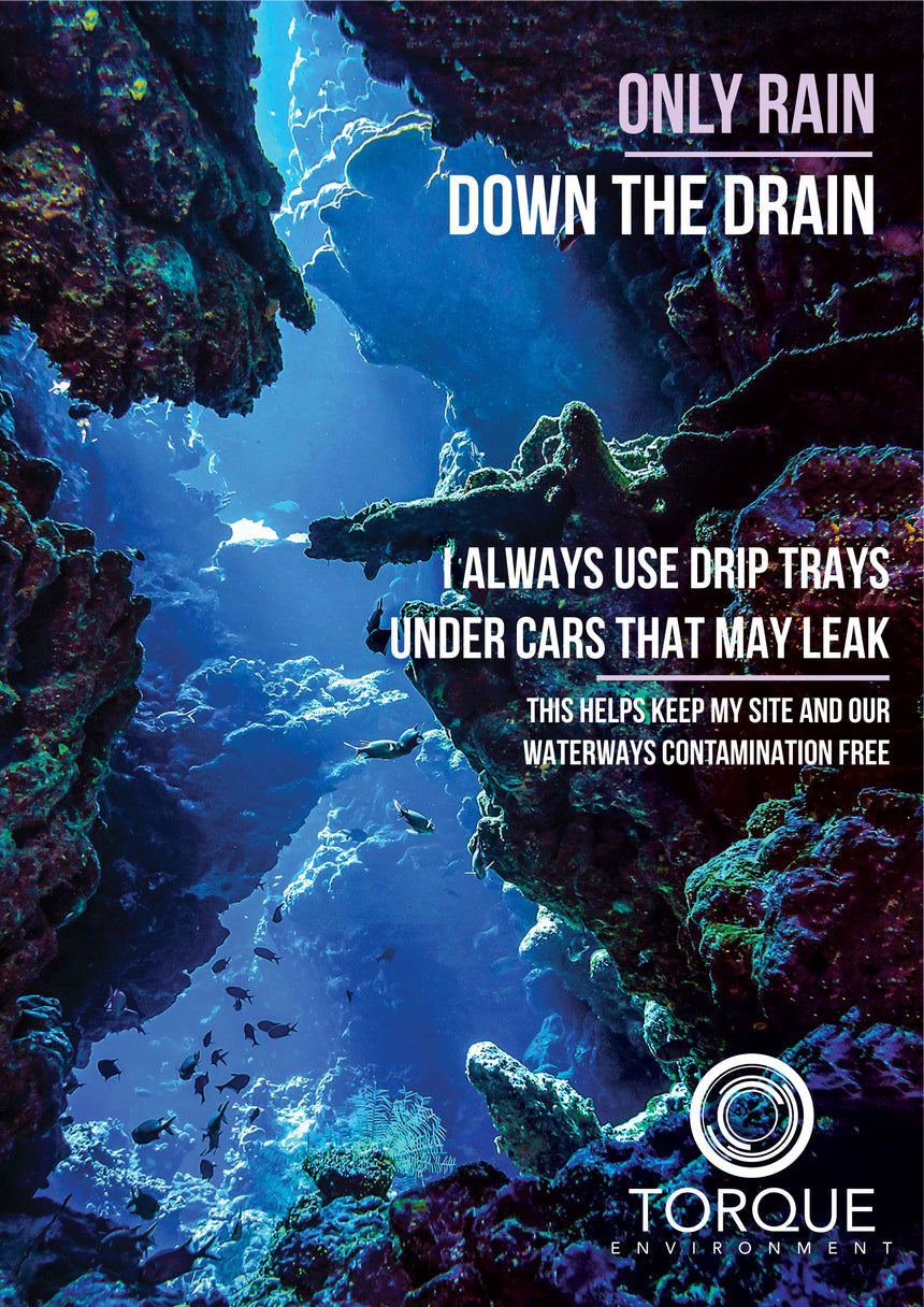 A3 Only Rain Down The Drain Poster #3